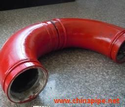 45°/90°/180°陶瓷耐磨弯头生产厂家产品图片与法兰详解